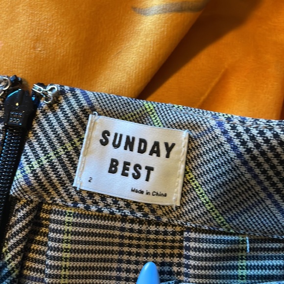 Sunday Best Olive Mini 15” Skirt - Picture 3 of 4